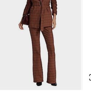 Marni high waist vintage plaids pants 44